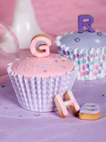 40入組字母形狀餅乾模具