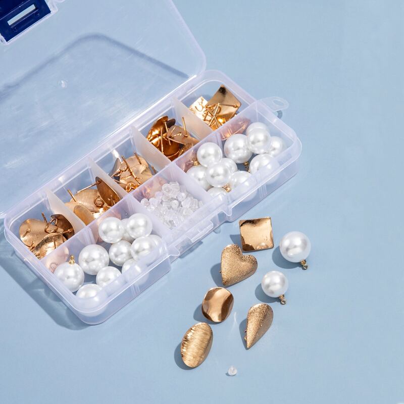 

1box Faux Pearl DIY Jewelry Accessory, Multicolor