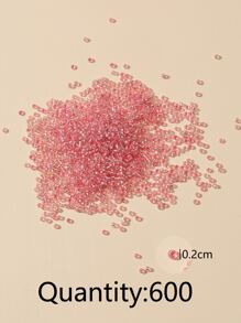 600 chiếc 2mm hạt - Hồng - Xem 2