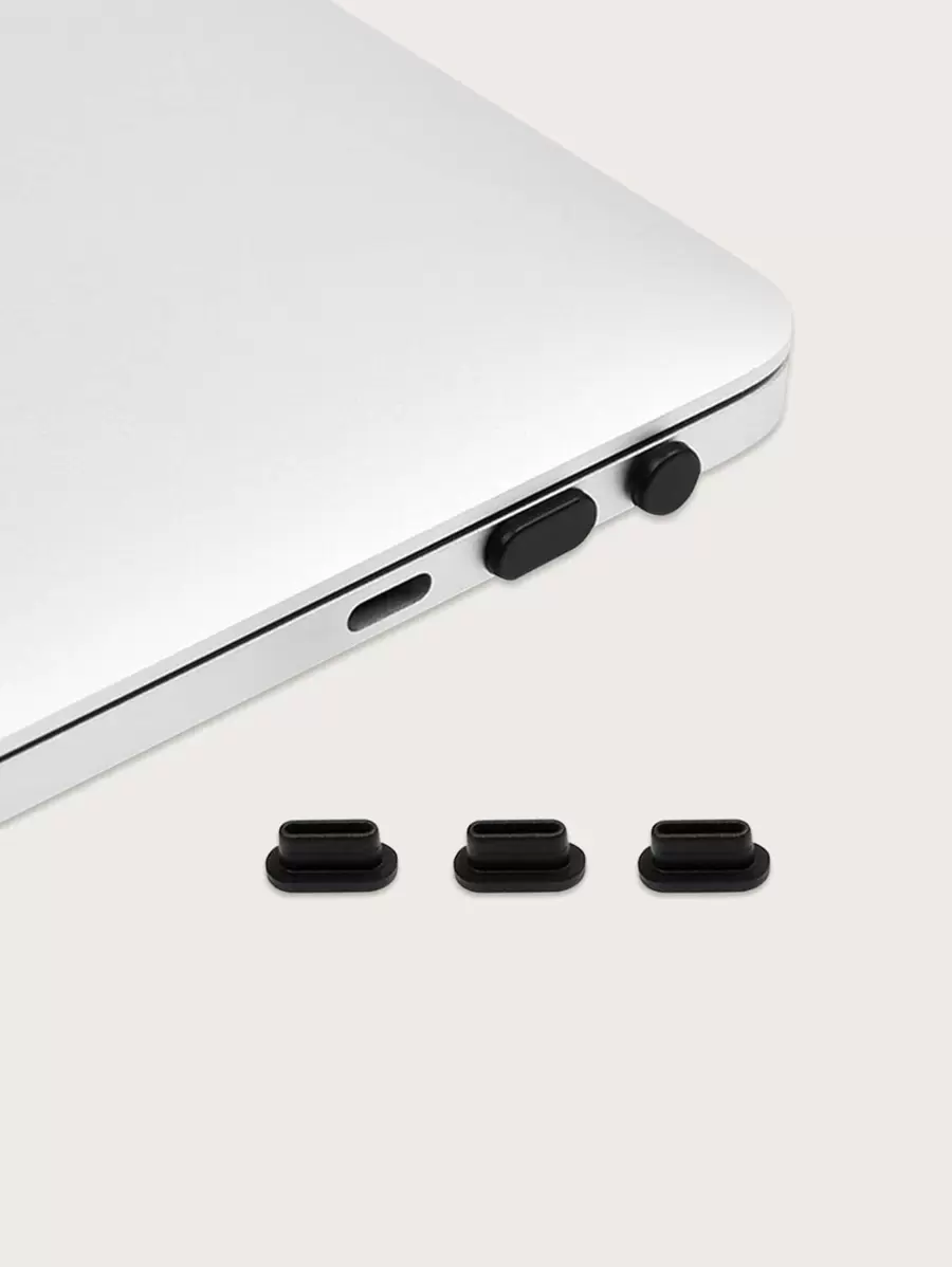 5pcs Laptop Dust Plug Compatible With MacBook