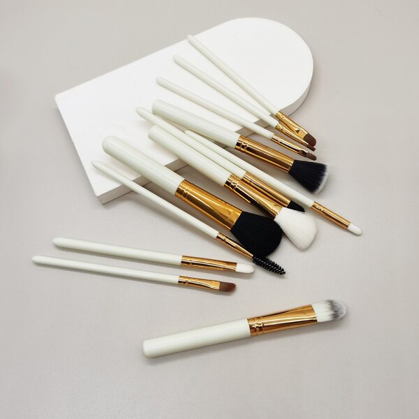 

12pcs Makeup Brush Set, White
