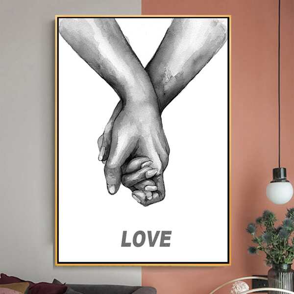 

Hand Print DIY Diamond Unframed Painting, Multicolor
