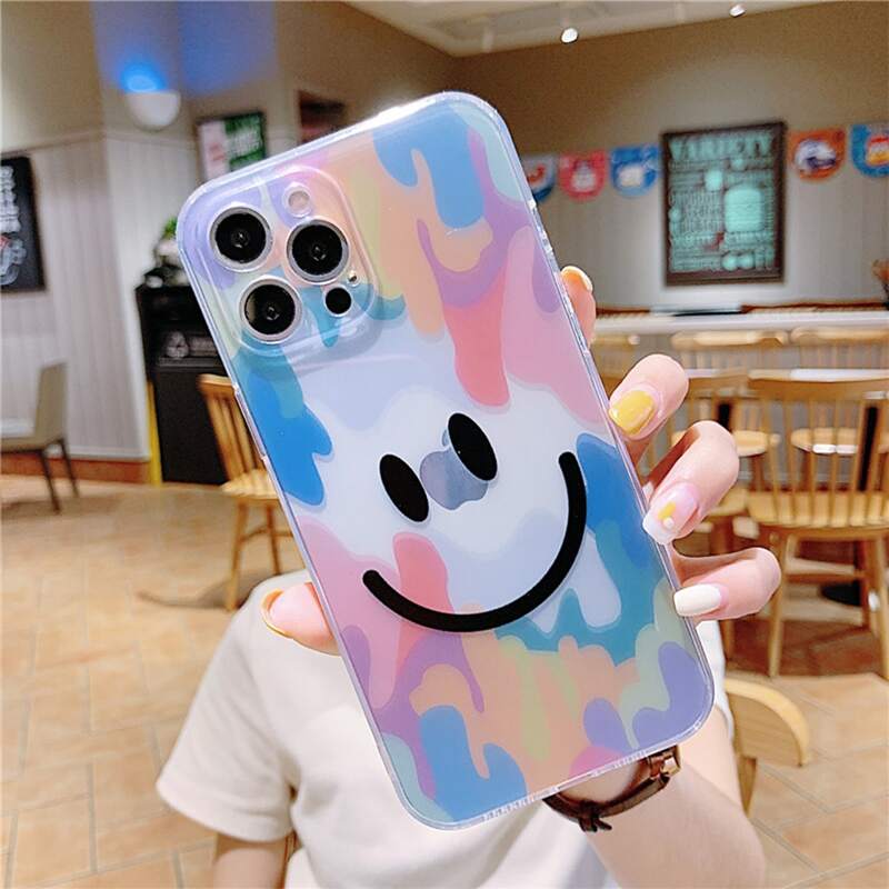 

Cartoon Face Phone Case, Multicolor