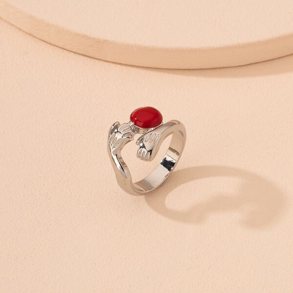 

Hand Decor Ring, Silver