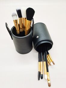 12pcs Makeup Brush Set With Storage Box,Brush Set,Makeup Brush Kit,Make Up Brush Set,Make Up Set Complete,Makeup Brush Set,Complete Makeup Kit,Brush Kit,Brushes Makeup Set,Makeup Gift Set,Set - Black - View 4
