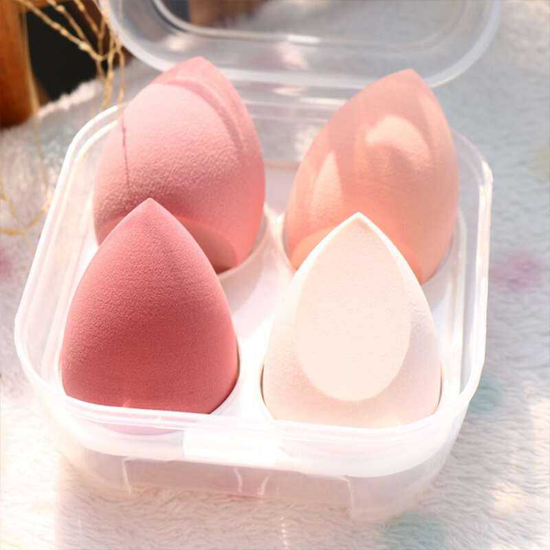 

4pcs Makeup Sponge, Multicolor