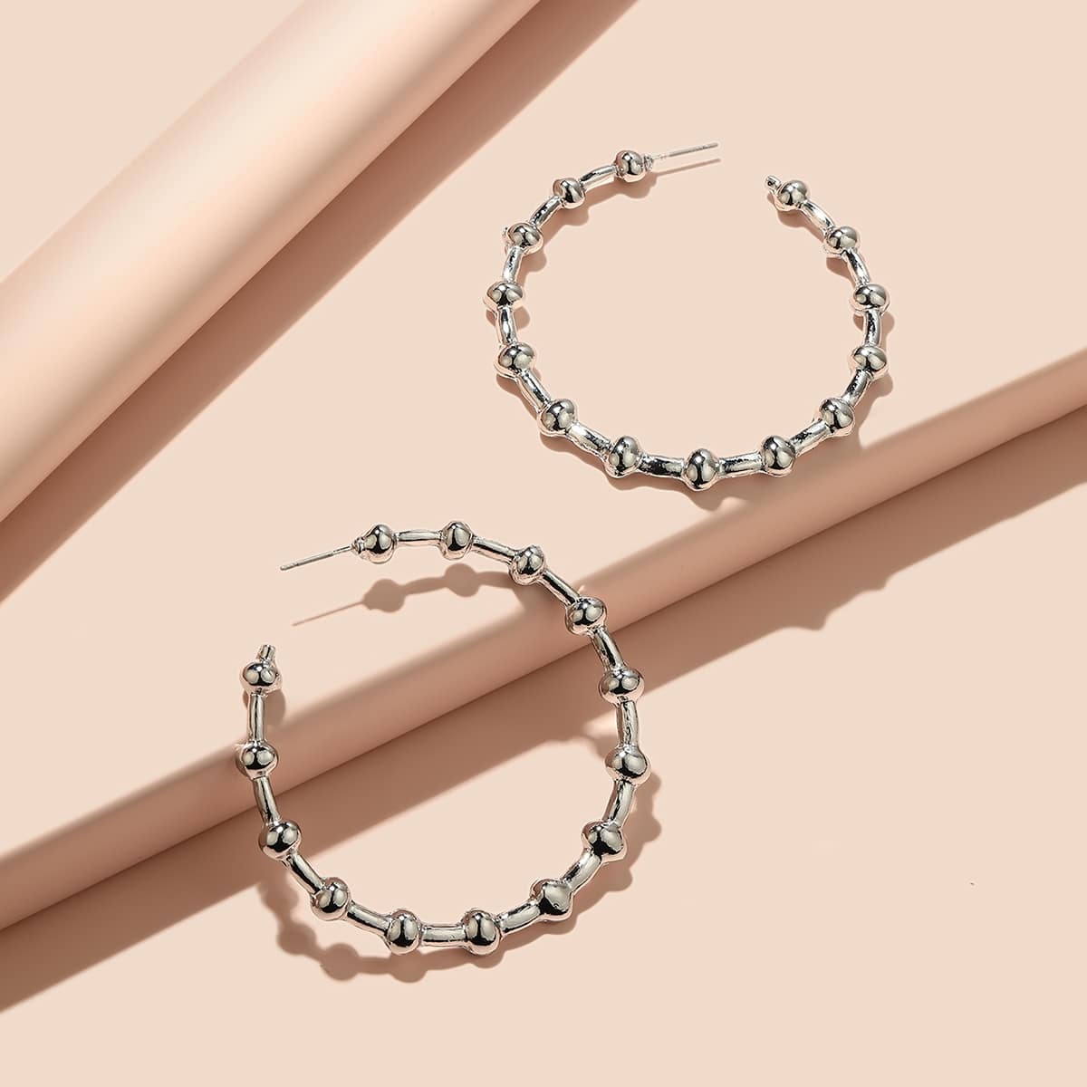 

Simple Hoop Earrings, Silver