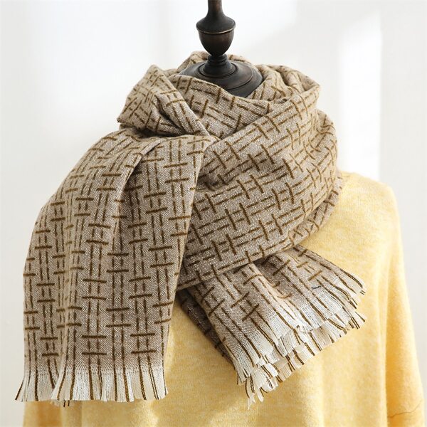 

Raw Hem Scarf, Multicolor