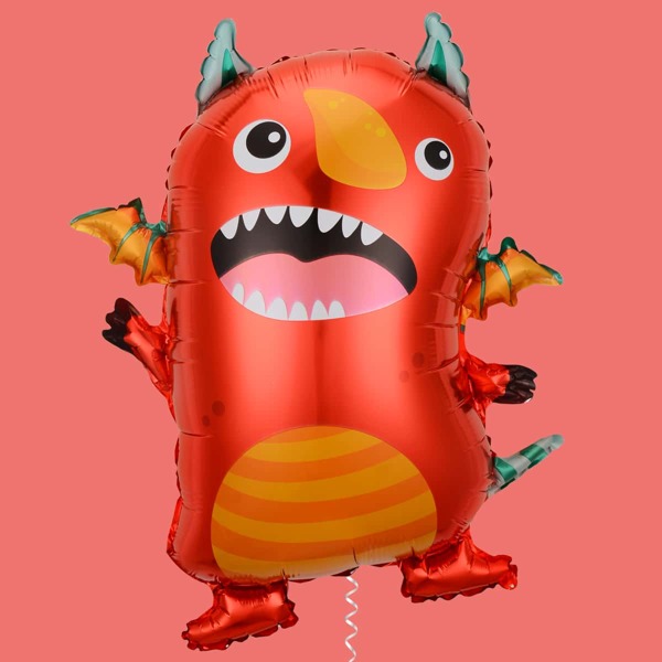 

1pc Monster Shaped Decorative Balloon, Multicolor