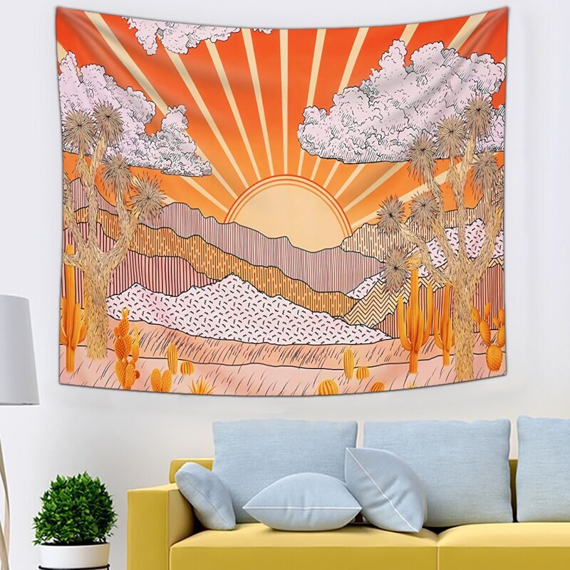 

Sunrise Print Tapestry, Multicolor