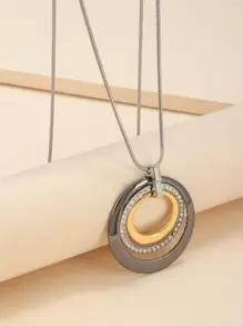 Circle Pendant Necklace