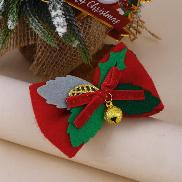 

Christmas Bell Decor Hair Clip, Multicolor