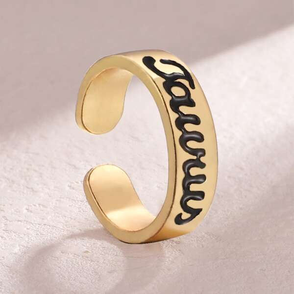 

Constellation Letter Design Ring, Gold