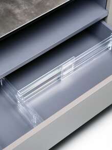 1 件透明抽屉隔板，塑料透明可调节抽屉隔板万圣节装饰万圣节服装秋季装饰节日装饰 - 無色 - 查看 1