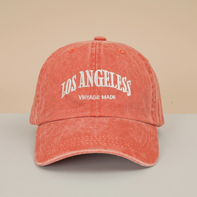 

Letter Graphic Baseball Cap, Orange