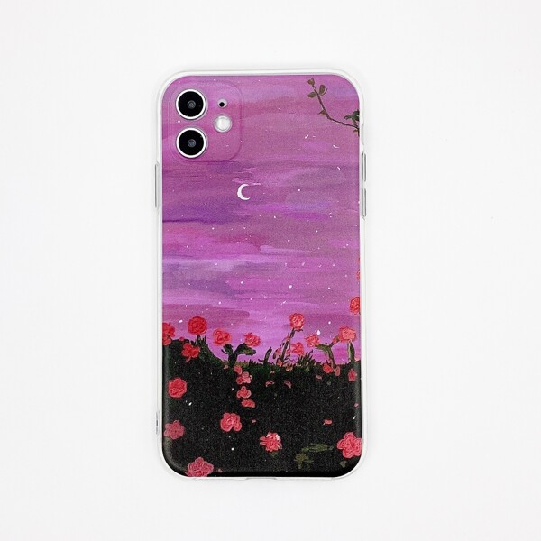 

Flower Painted Phone Case, Multicolor