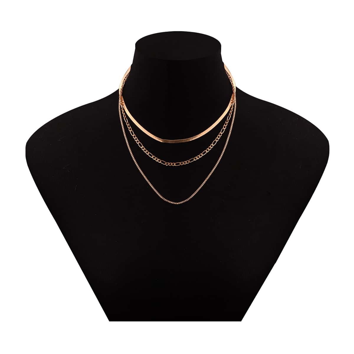 

Minimalist Layered Necklace, Gold