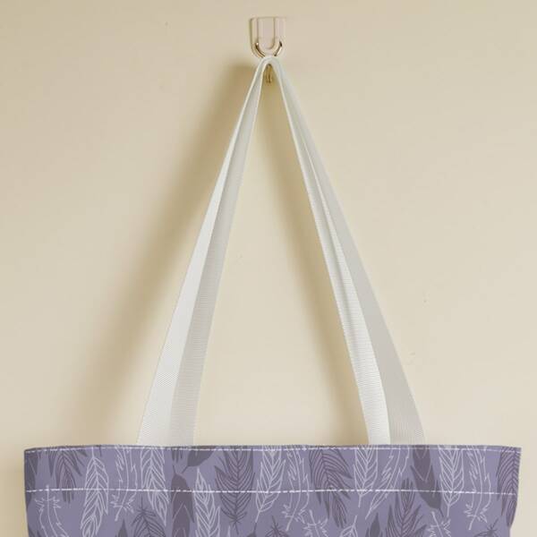 

Leaf Graphic Shoulder Tote Bag, Multicolor
