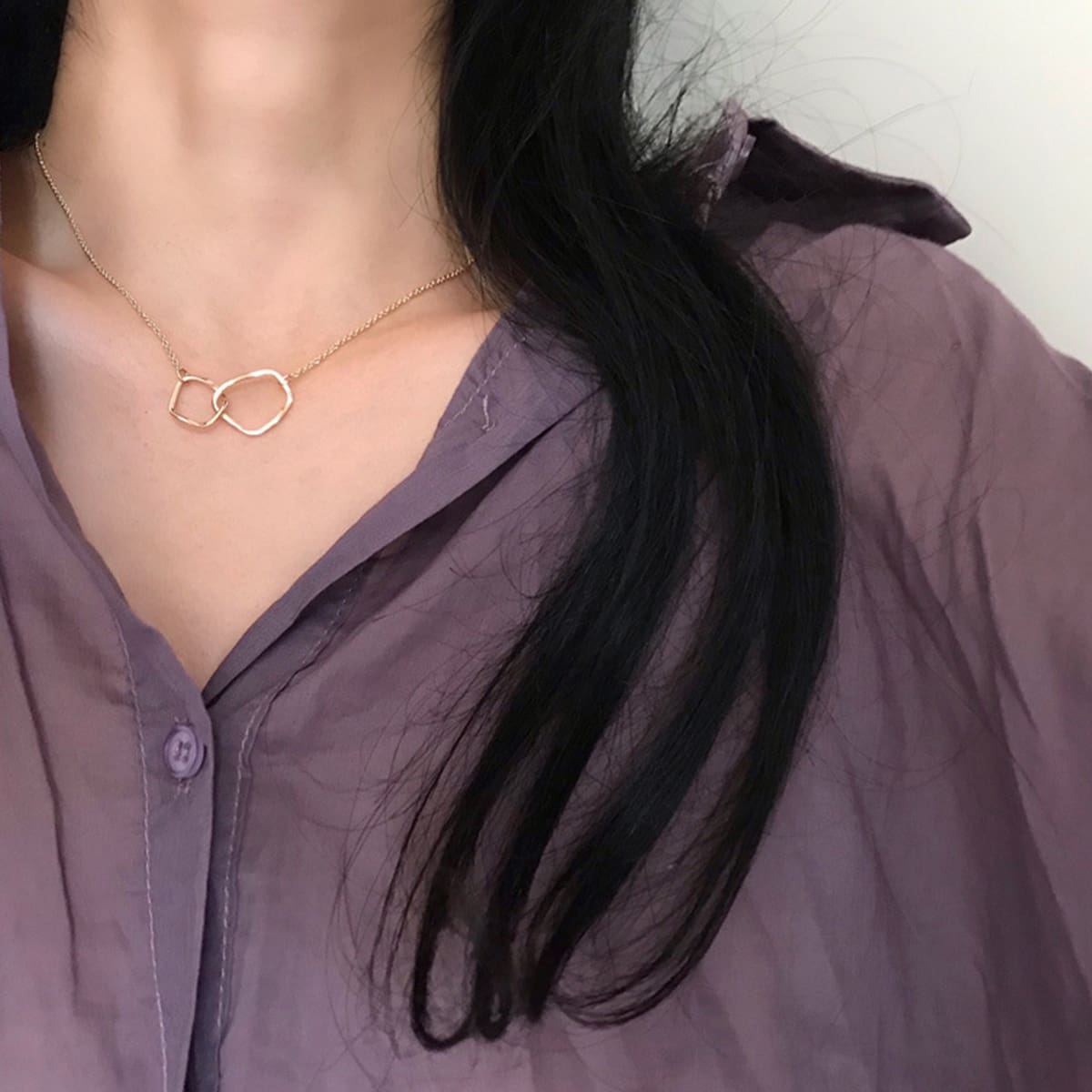 

Minimalist Pendant Necklace, Gold