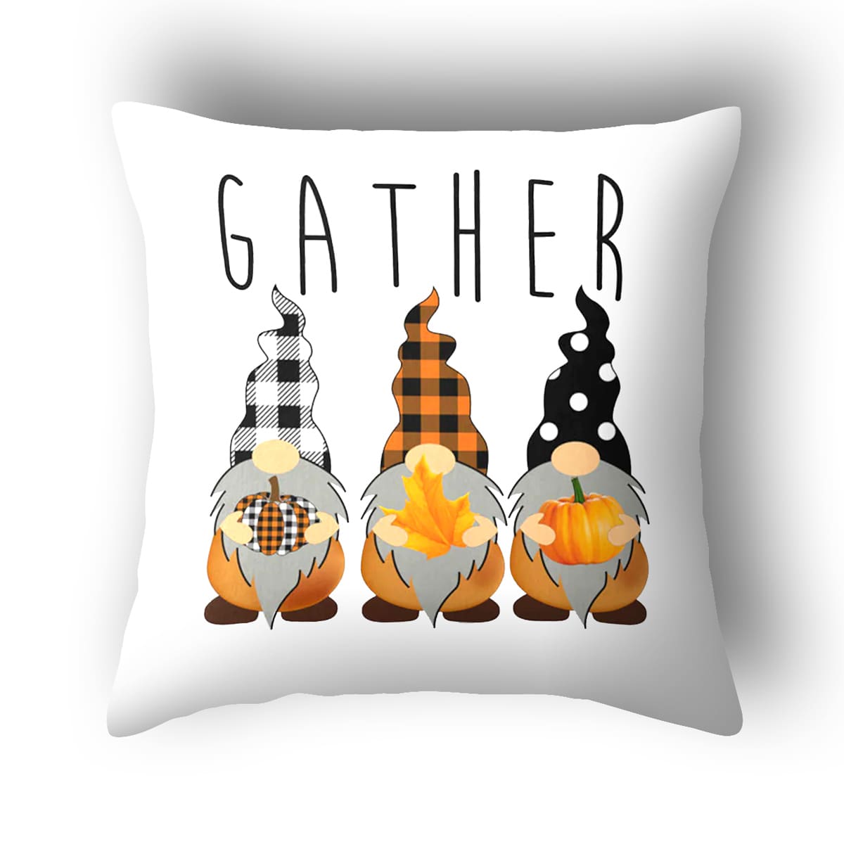 

Christmas Cartoon Graphic Cushion Cover Without Filler, Multicolor