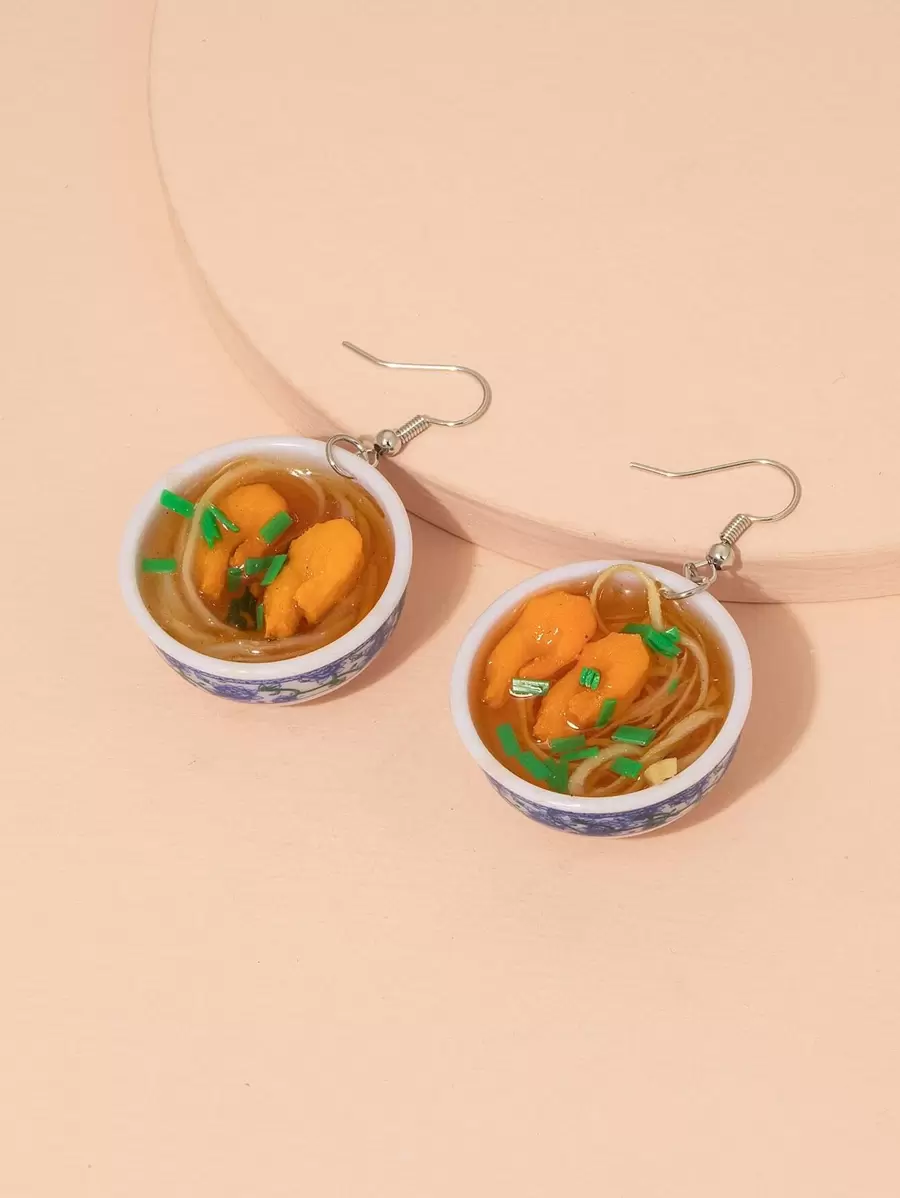 Food Drop Earrings - Multicolor - View 1