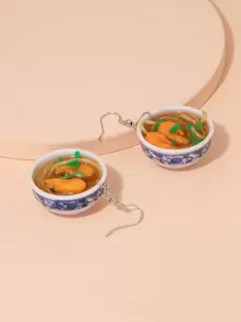 Food Drop Earrings - Multicolor - View 3