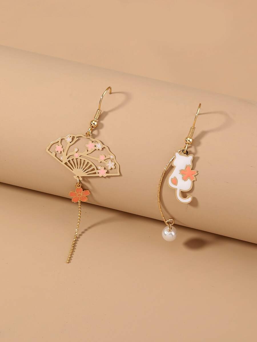 Nooxian 貓不成對耳環