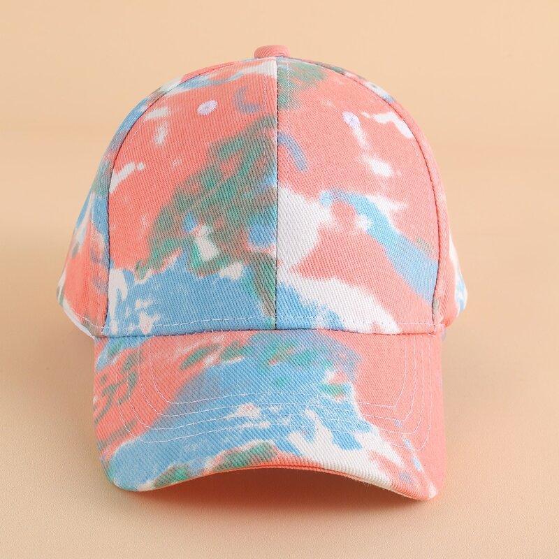 

Tie Dye Baseball Cap, Pink