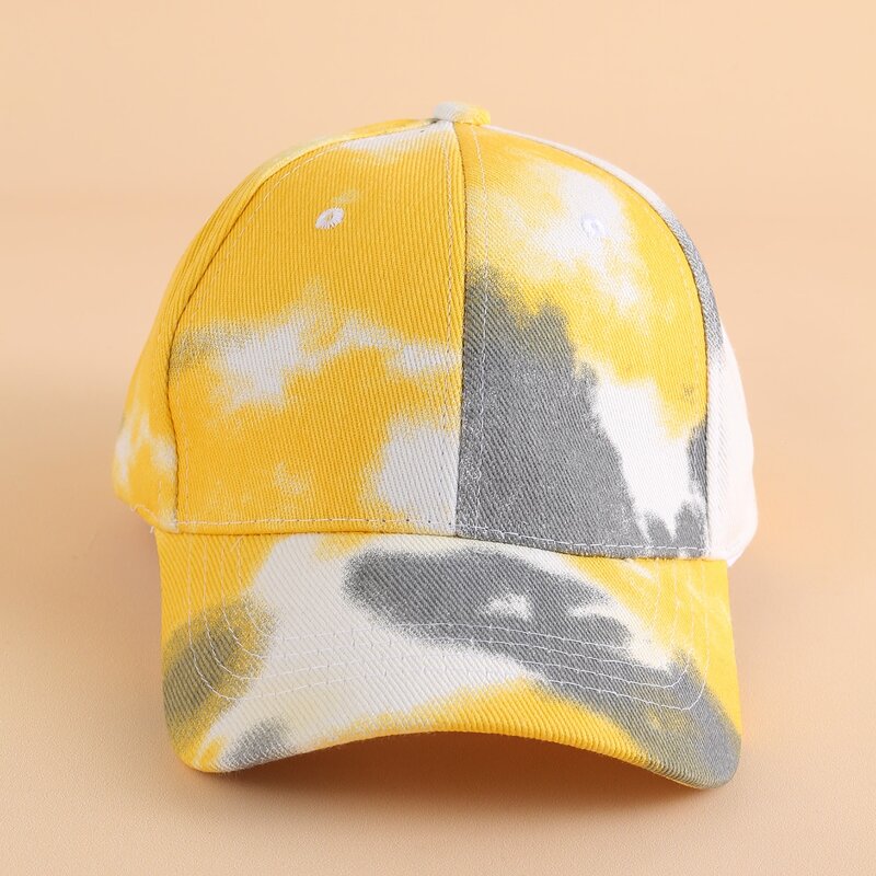 

Tie Dye Baseball Cap, Yellow