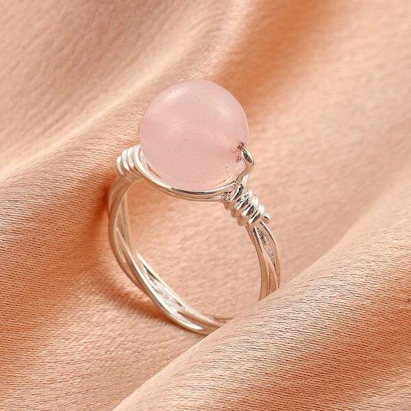 

Resin Stone Ring, Pink