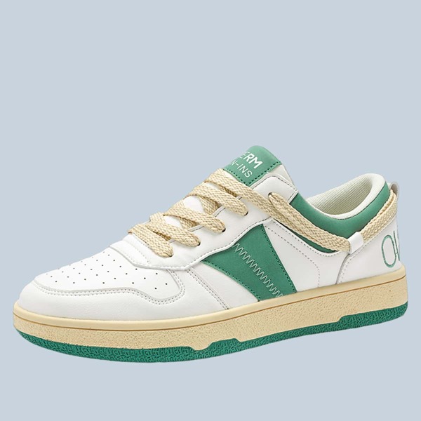 

Men Colorblock Lace-up Front Skate Shoes, Multicolor