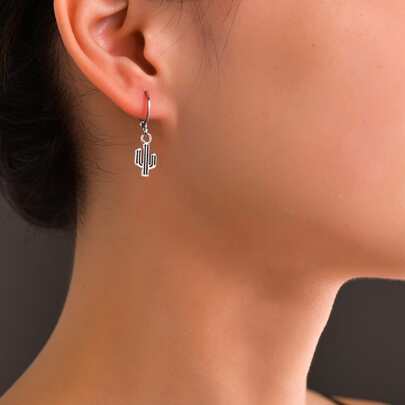 Cactus Drop Earrings