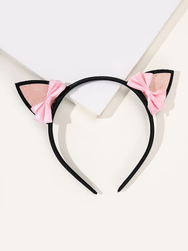 Toddler Girls Ear Decor Hair Hoop - Multicolor - View 2