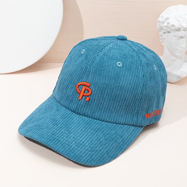 

Letter Graphic Baseball Cap, Blue
