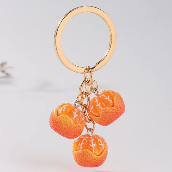 

Fruit Charm Keychain, Orange
