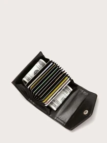 CUIKCA Men Minimalist Card Holder - Black - View 1