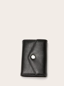 CUIKCA Men Minimalist Card Holder - Black - View 3