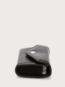 CUIKCA Men Minimalist Card Holder - Black - View 5