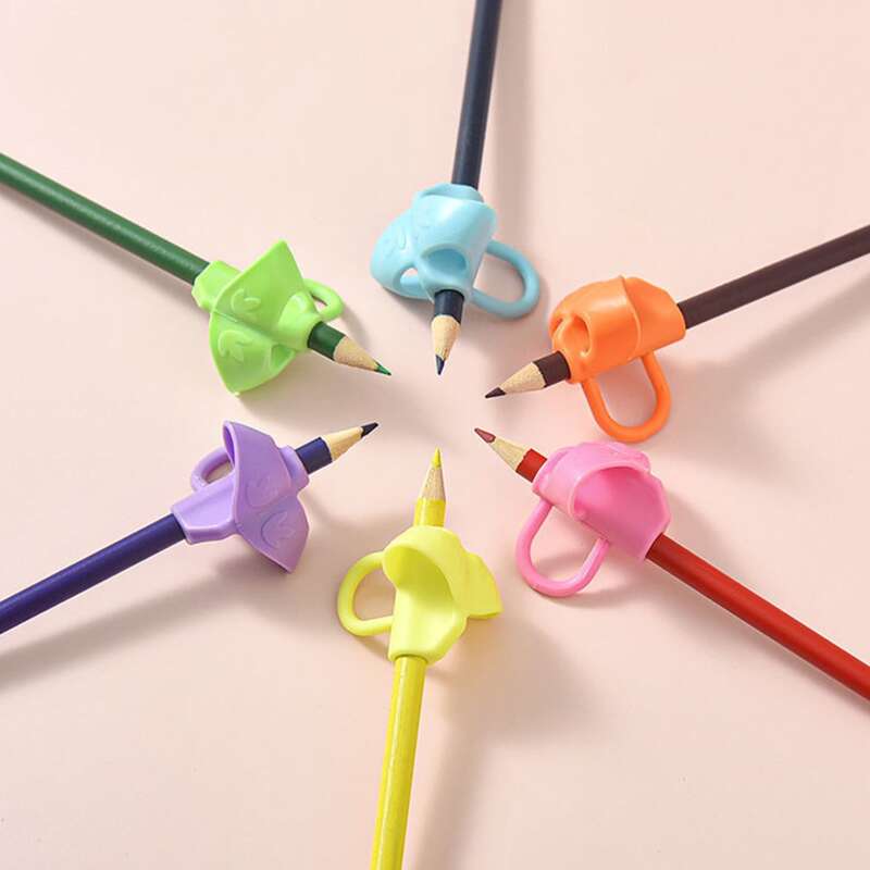 

5pcs Random Posture Correction Pencil Grip, Multicolor