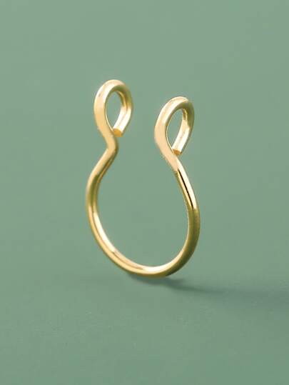 Nooxian 男士鼻環不銹鋼時尚朋克完美穿孔適合女士和男士身體鏈禮品適用於首飾類禮品