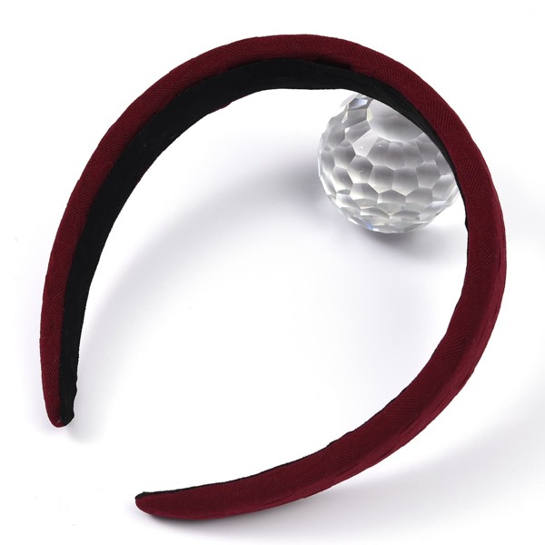 

Minimalist Solid Headband, Burgundy
