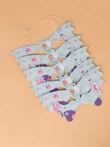 6pcs Mermaid Print Party Eye Cover - Multicolor - View 2