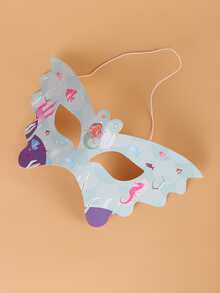 6pcs Mermaid Print Party Eye Cover - Multicolor - View 3