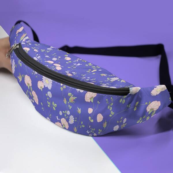 

Floral Graphic Fanny Pack, Multicolor