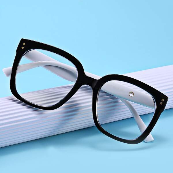 

Plaid Print Anti-blue Light Eyeglasses