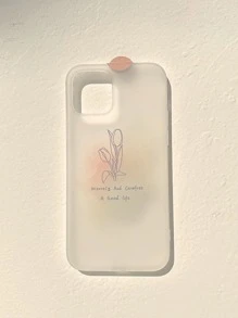 Vỏ điện thoại trong suốt sơn tulip - Nhiều màu - Xem 2
