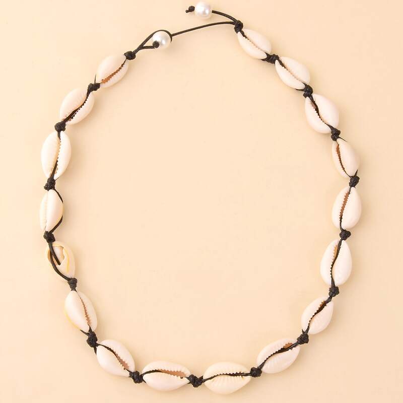 

Shell Decor Necklace, Multicolor