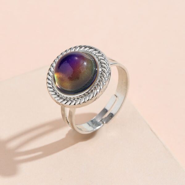 

Thermochromic Design Ring, Silver