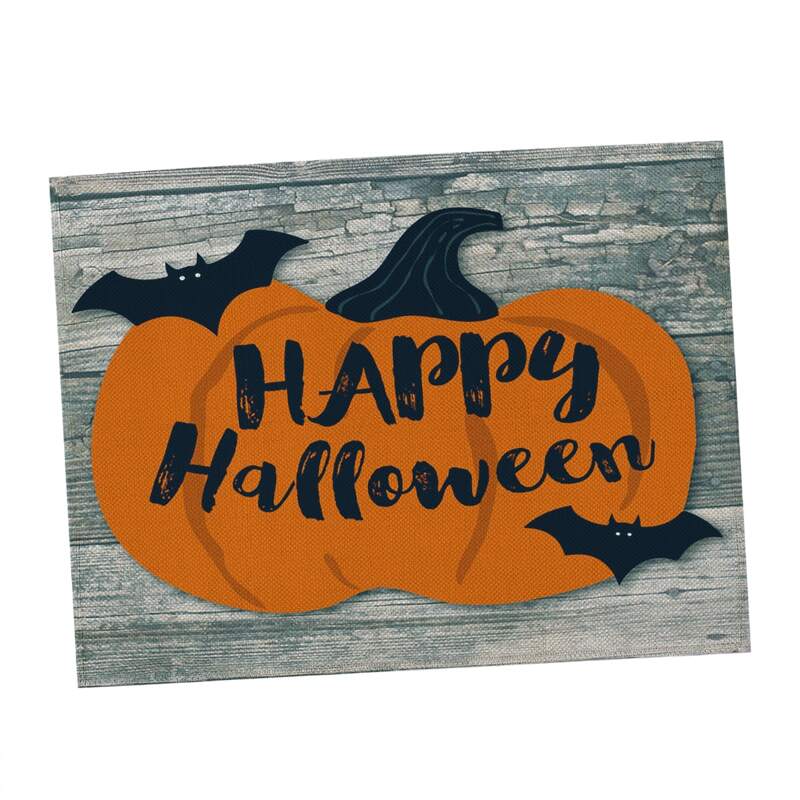 

Halloween Pumpkin Pattern Placemat, Multicolor