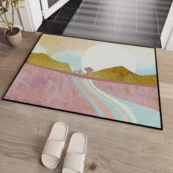 

Mountain Print Door Mat, Multicolor